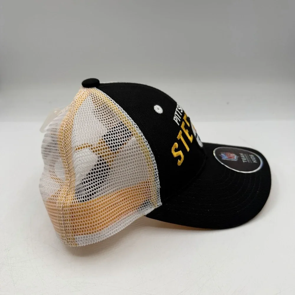 Pittsburgh Steelers KIDS Hat Cap Black Snapback Adjustable Boys NFL Team Apparel
